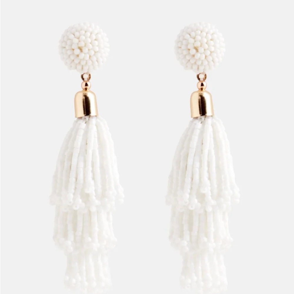 Panacea Beaded Tassel Earrings